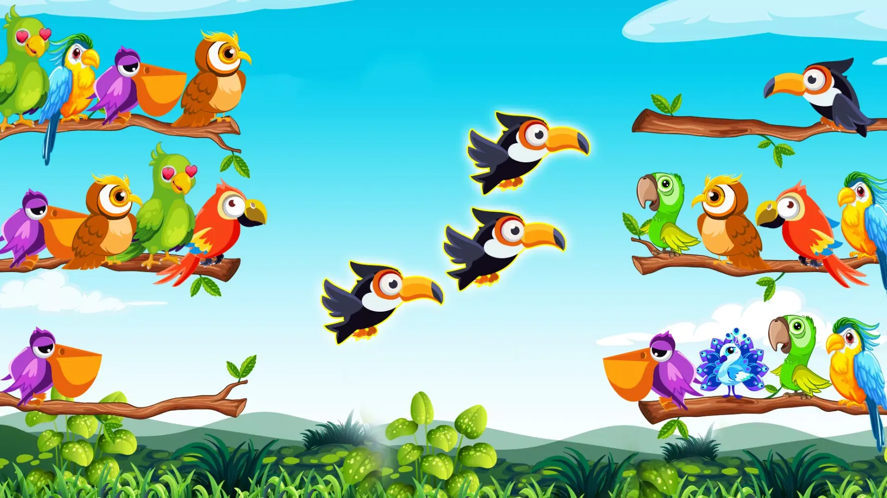 Bird Sort應用截圖