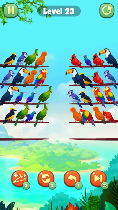 Color Bird Sort Puzzle Game স্ক্রিনশট