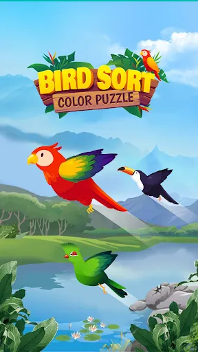 Tangkapan skrin Bird Sort - Color Puzzle