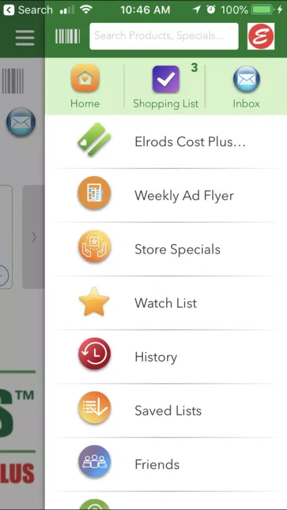 ภาพหน้าจอของ Elrod's Cost Plus