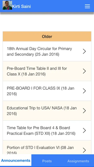 Birla School سکرین شاٹس