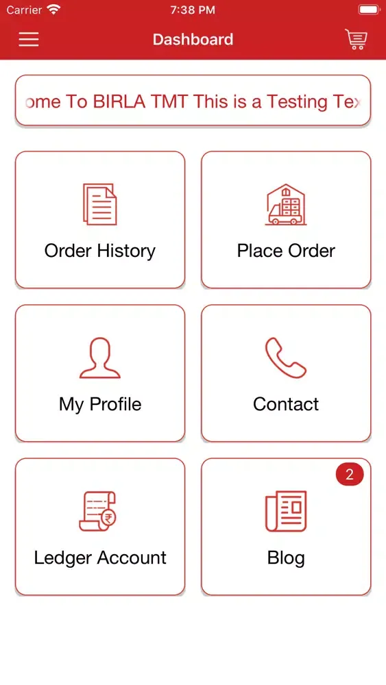 Tangkapan layar BIRLA TMT GUJARAT(Dealer) APP