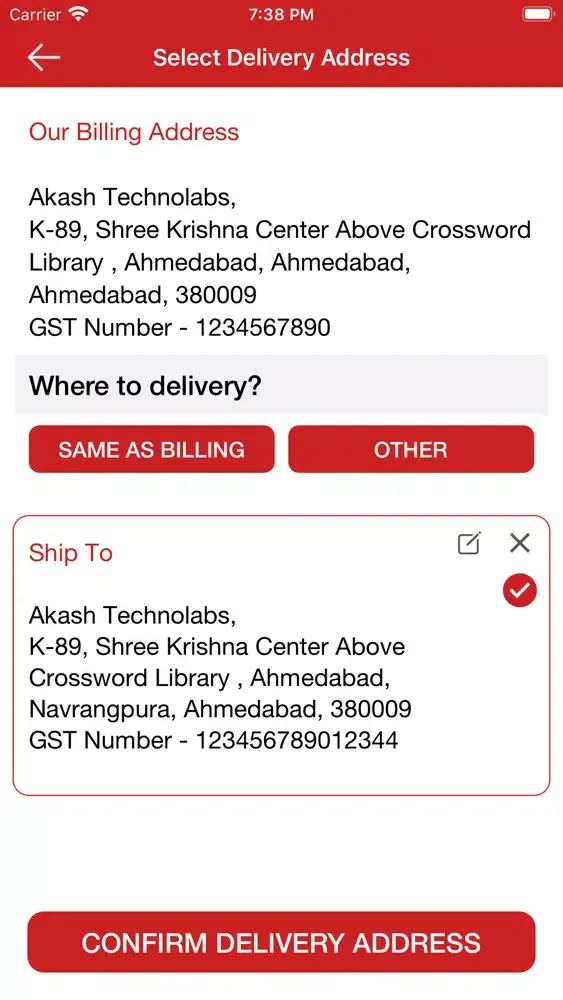 Tangkapan layar BIRLA TMT GUJARAT(Dealer) APP