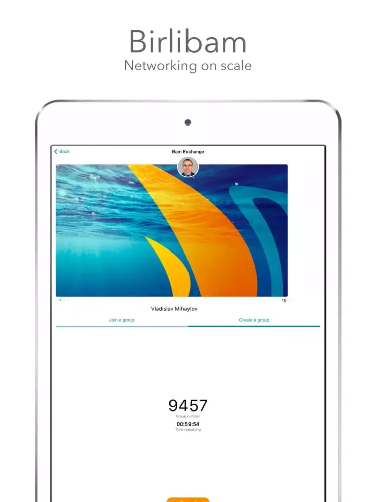 Birlibam Business Card Network iPad  Ekran Görüntüleri