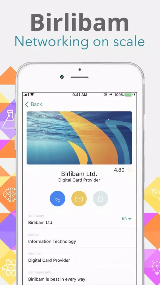 Birlibam Business Card Network Ekran Görüntüleri