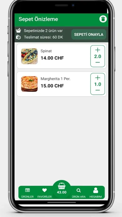 Presto Pizza应用截图