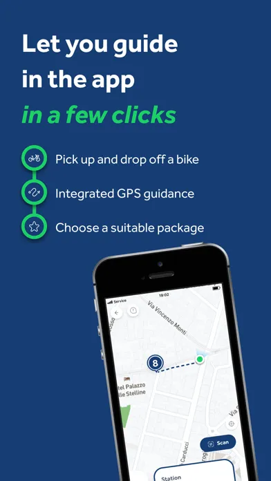 Ảnh chụp màn hình của E-VAI Bike2share