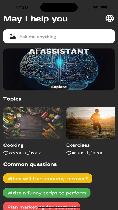 Tangkapan skrin Biro.AI - AI Chatbot Assistant