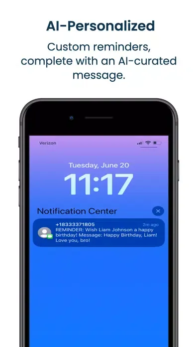 Скриншоты Birthday AI Reminders & Cards