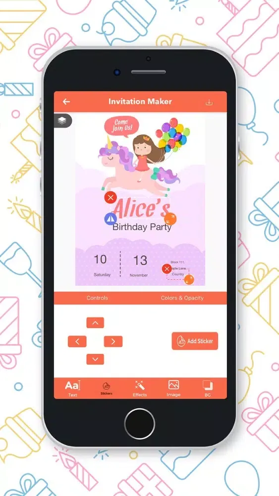 Скриншоты Birthday Invitation Maker