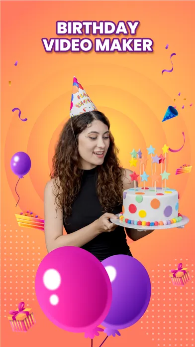 Birthday Photo Video Maker Ekran Görüntüleri