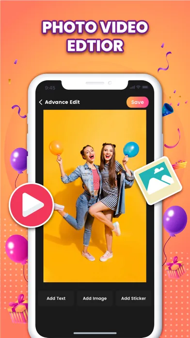 Birthday Photo Video Maker Ekran Görüntüleri