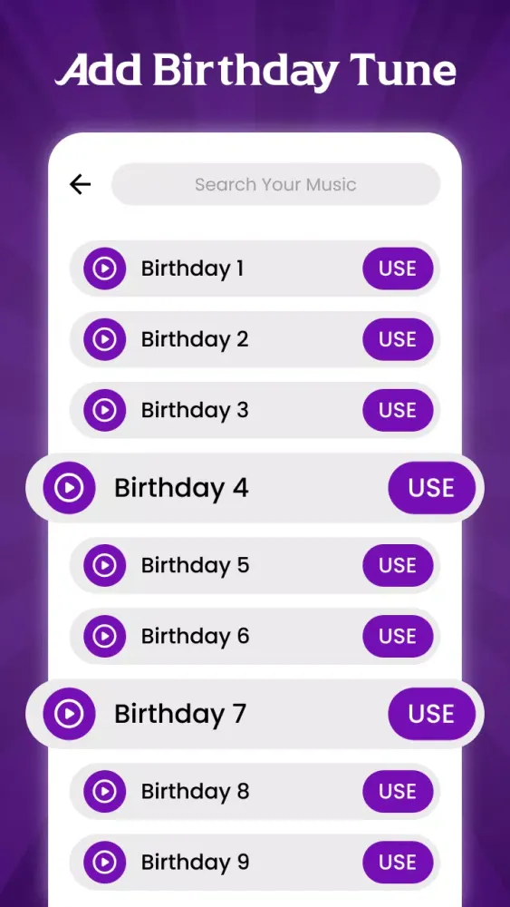 صور Birthday Reel Maker