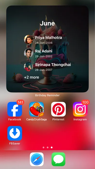 Birthday Reminder - B'day Wish Screenshots
