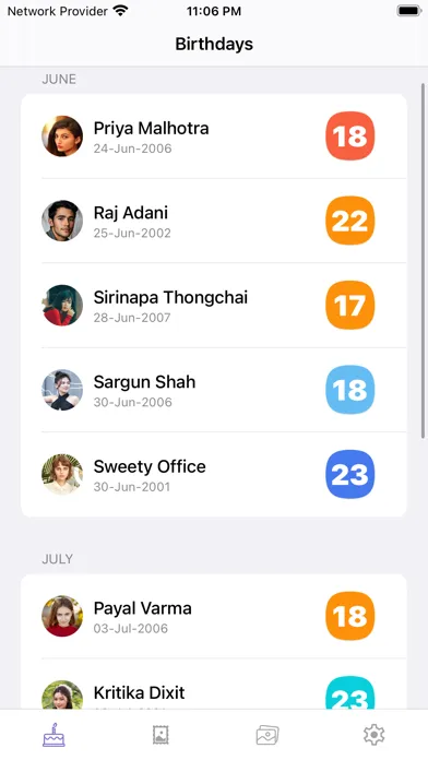 Birthday Reminder - B'day Wish Screenshots