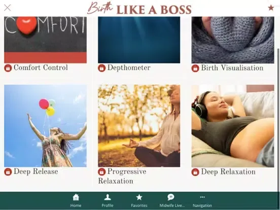 Capturas de tela do Birth like a Boss iPad 