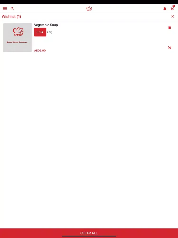 Biryani Bhavan Restaurant iPad  Screenshots