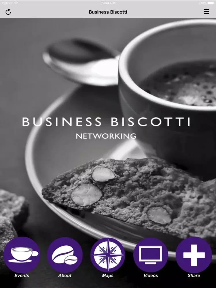 Capturas de pantalla de Business Biscotti Networking iPad 