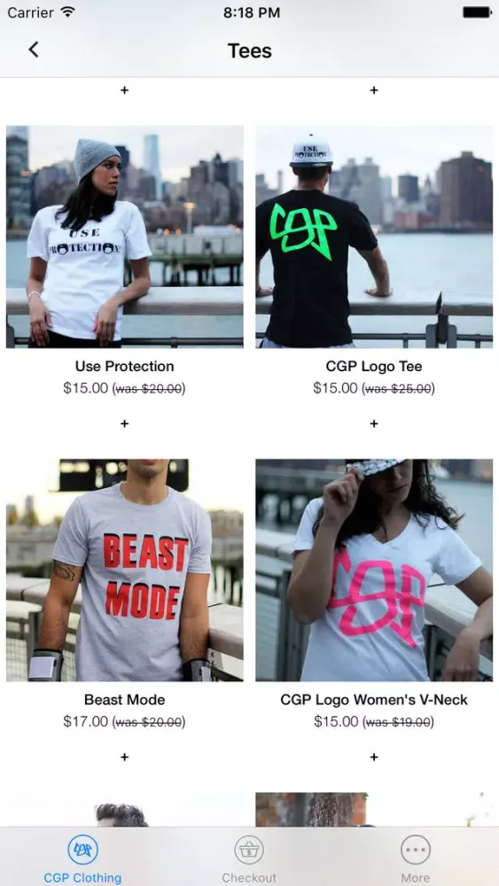 Capturas de pantalla de CGP Clothing