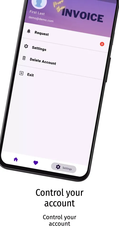 Screenshot di More than - Invoice