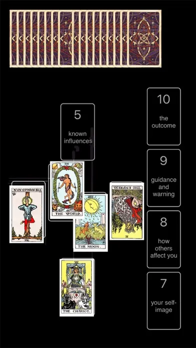 Mystic Tarot スクリーンショット