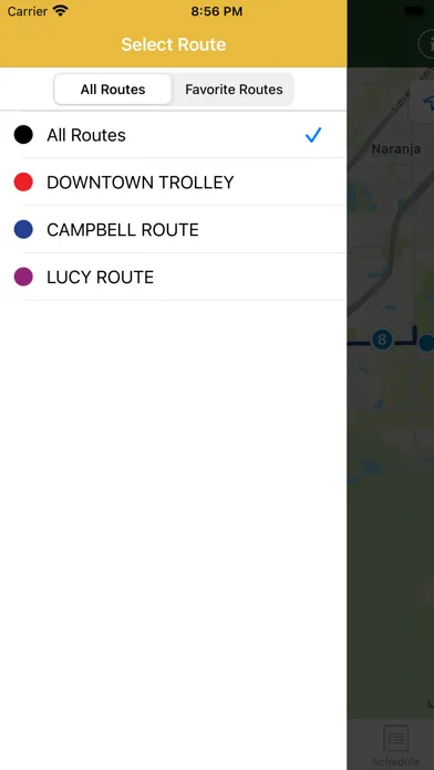 ภาพหน้าจอของ Homestead Trolley Tracker