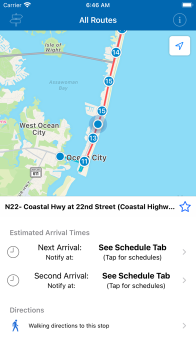 Captures d'écran de OCMD Beach Bus
