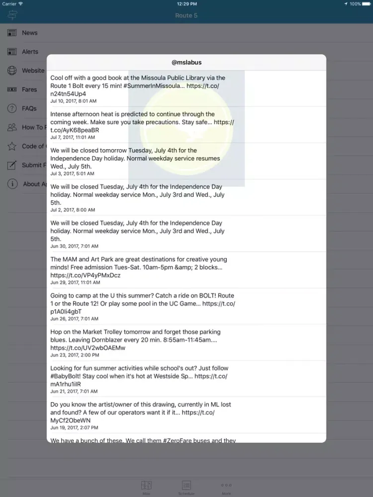 صور Mountain Line Transit iPad 