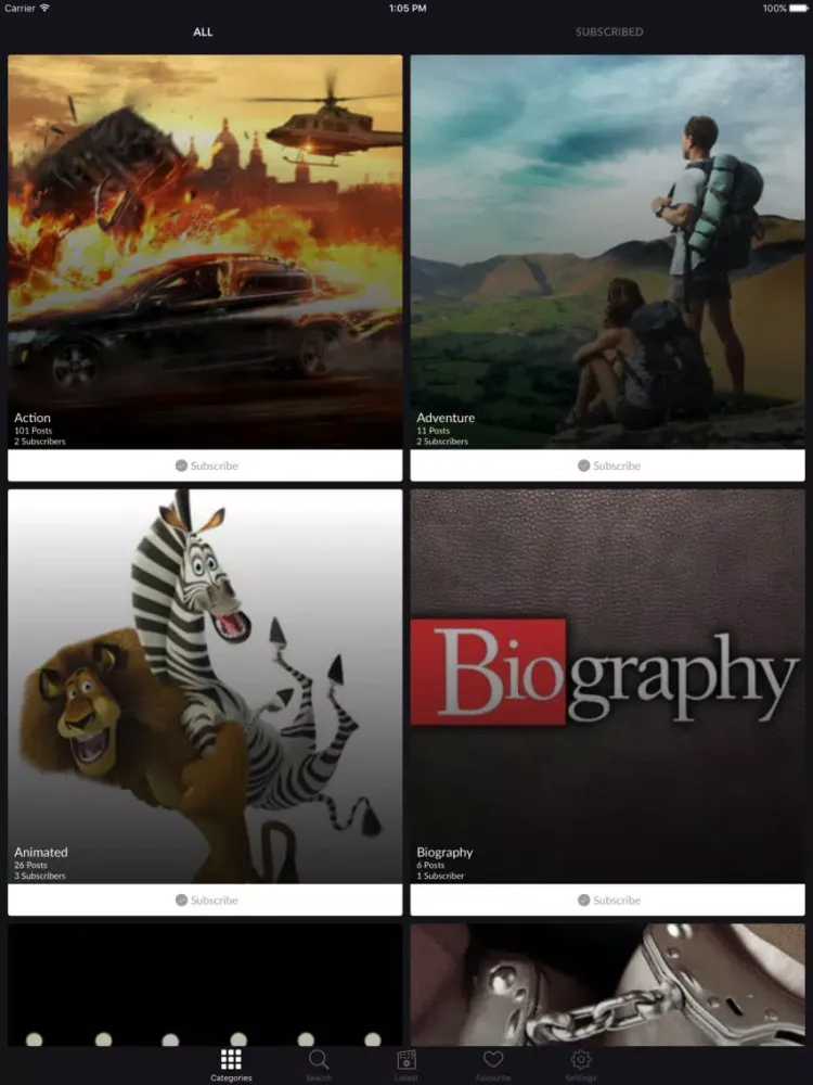 Hollywood Movie Trailers iPad  Screenshots