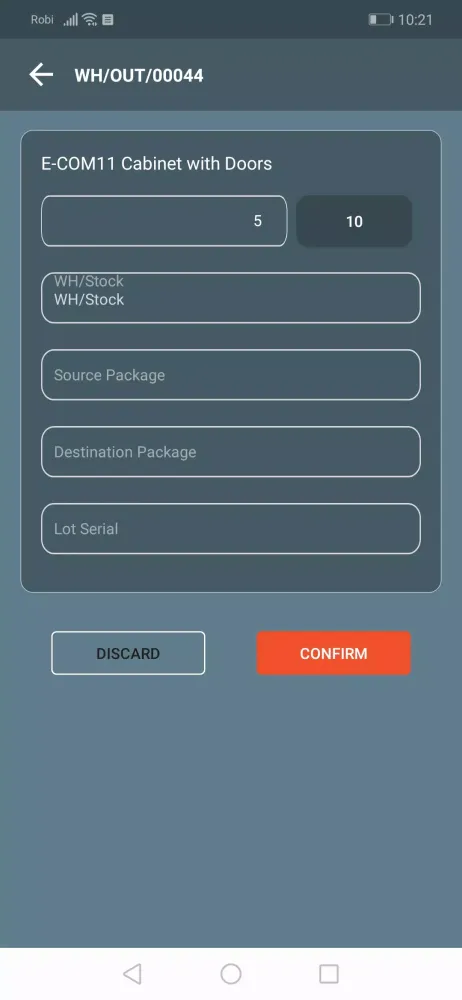 Zrzuty ekranu Advanced WMS for Odoo