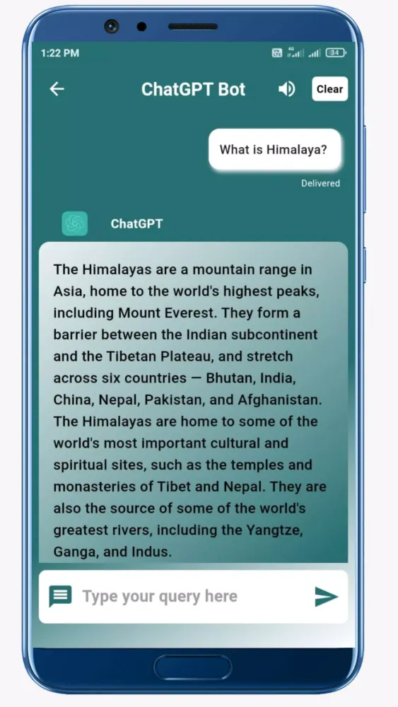 Chat Gpt - Ai Chat Bot سکرین شاٹس