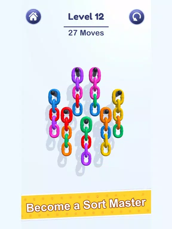 Hit Chain Sort iPad  Screenshots