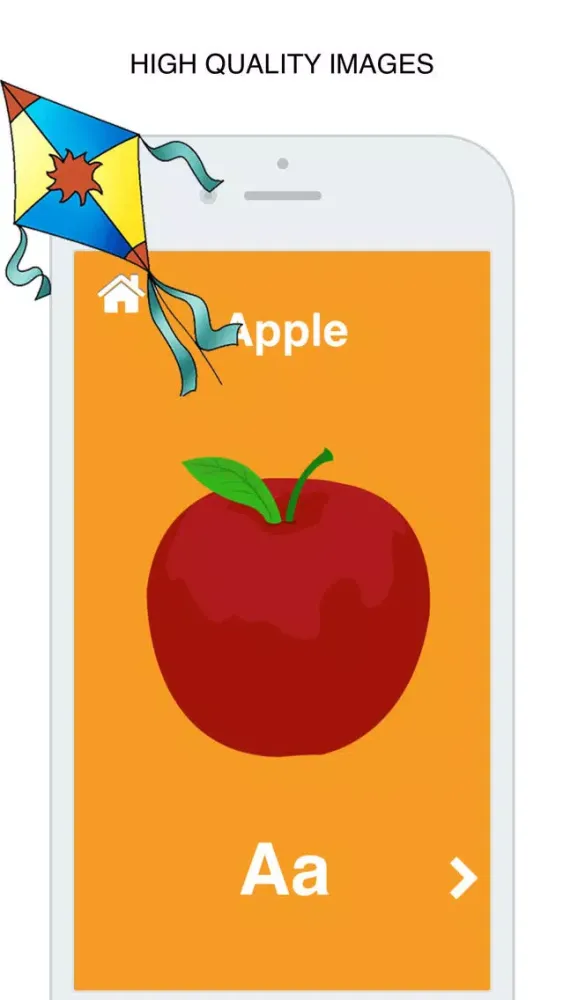 Ảnh chụp màn hình của Alphabets: Flashcards app for babies & preschool