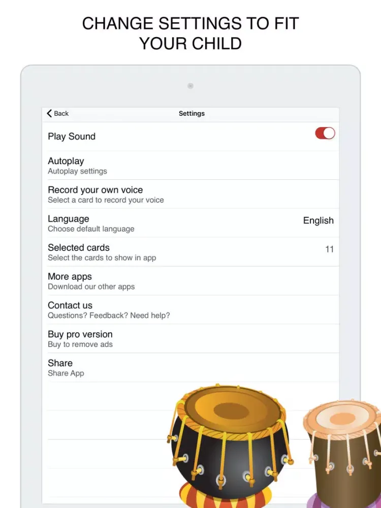 Скриншоты Musical Flashcards for babies and preschool Pro iPad 
