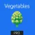 Vegetables Flashcard for babies and preschool Pro