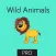 Wild Animals Flashcard for babies and preschoo Pro
