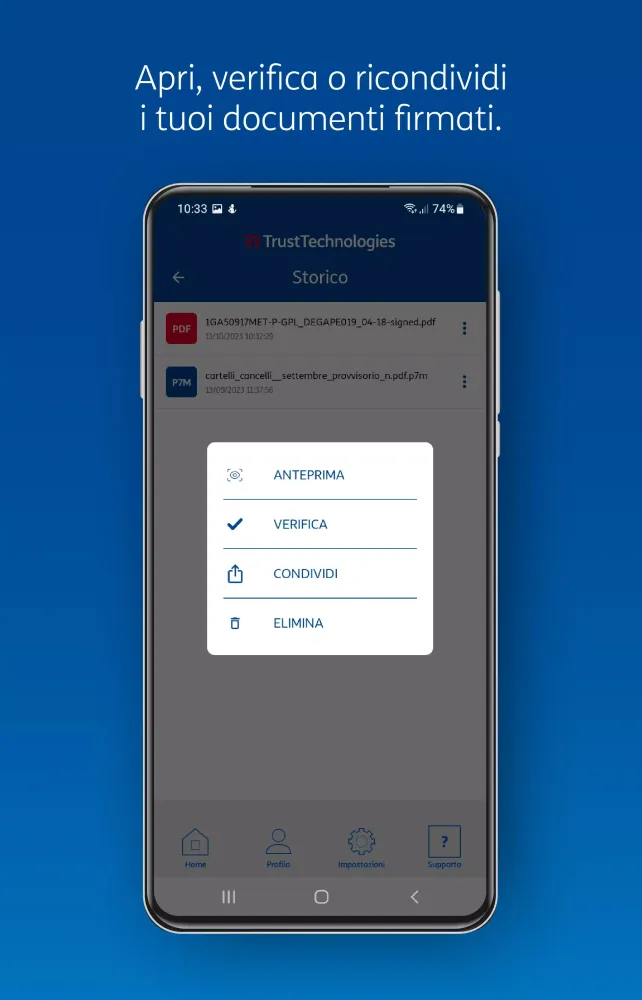 Trust Signer pro Screenshots
