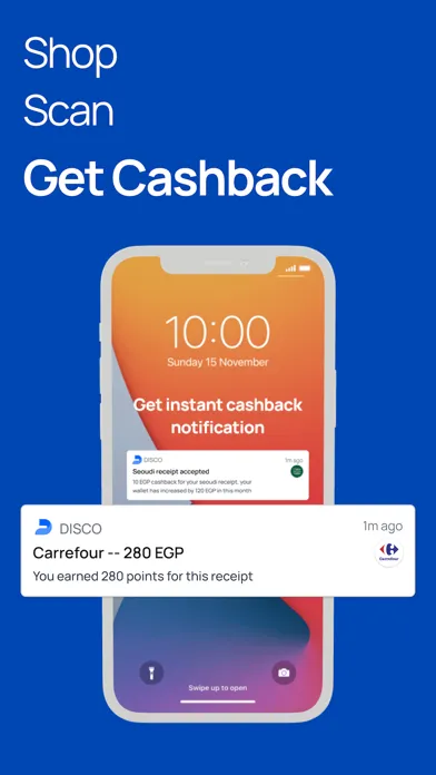 Captures d'écran de disco: Budget, cashback offers