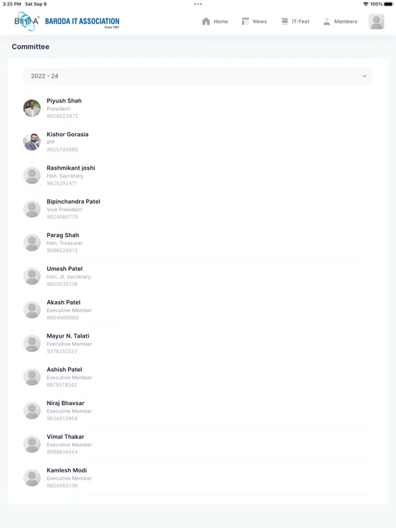 صور BITA - Baroda IT Association iPad 