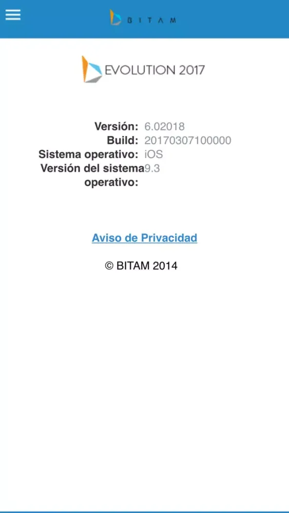 Zrzuty ekranu BITAM Evolution