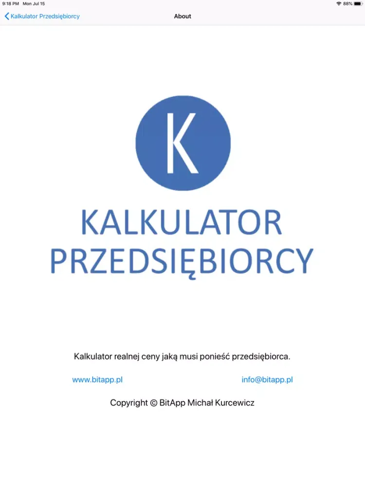 Capturas de tela do Kalkulator Przedsiębiorcy iPad 
