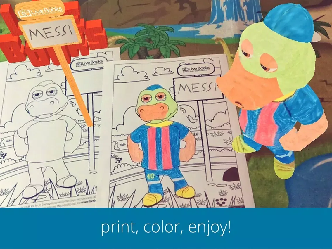 Capturas de tela do Live Coloring AR iPad 