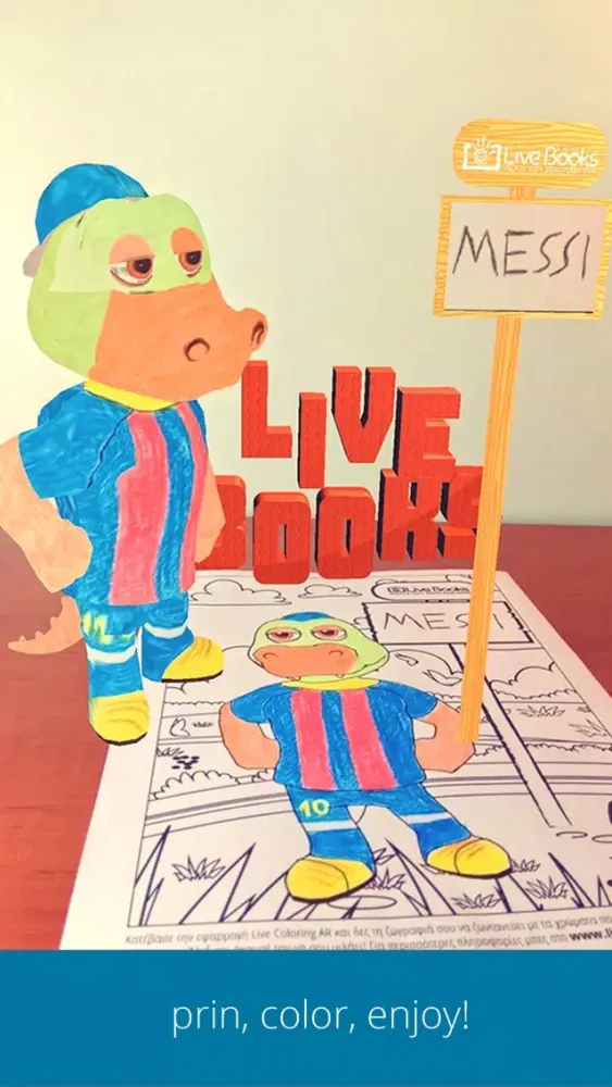 Capturas de tela do Live Coloring AR