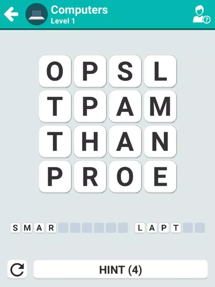 Word Search Puzzle - Link Word iPad 應用截圖
