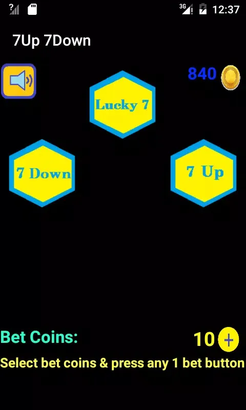 ภาพหน้าจอของ 7 Up 7 Down