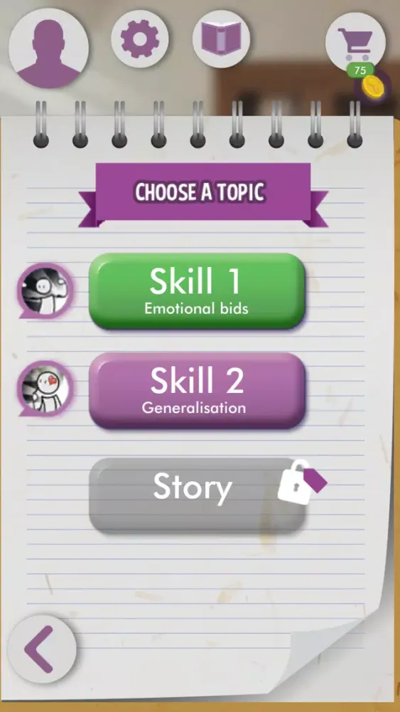 eQuoo: Emotional Fitness Game Screenshots
