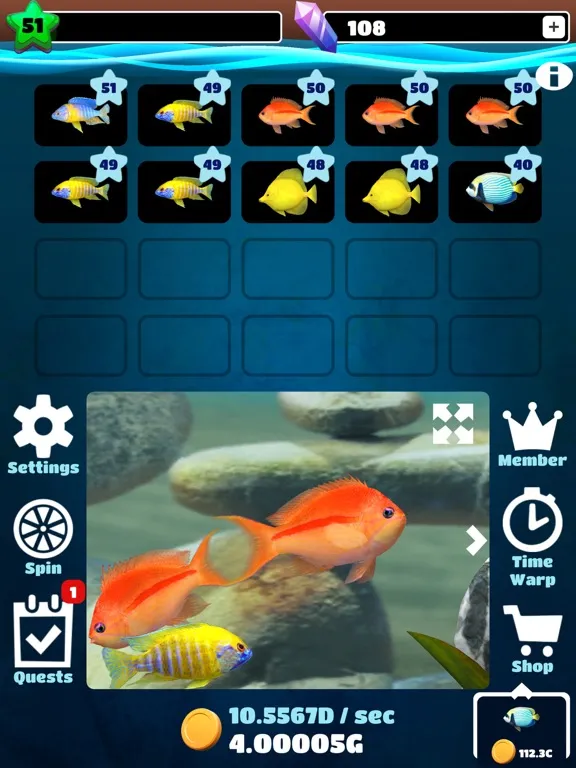Fish Farm Merge iPad  Screenshots