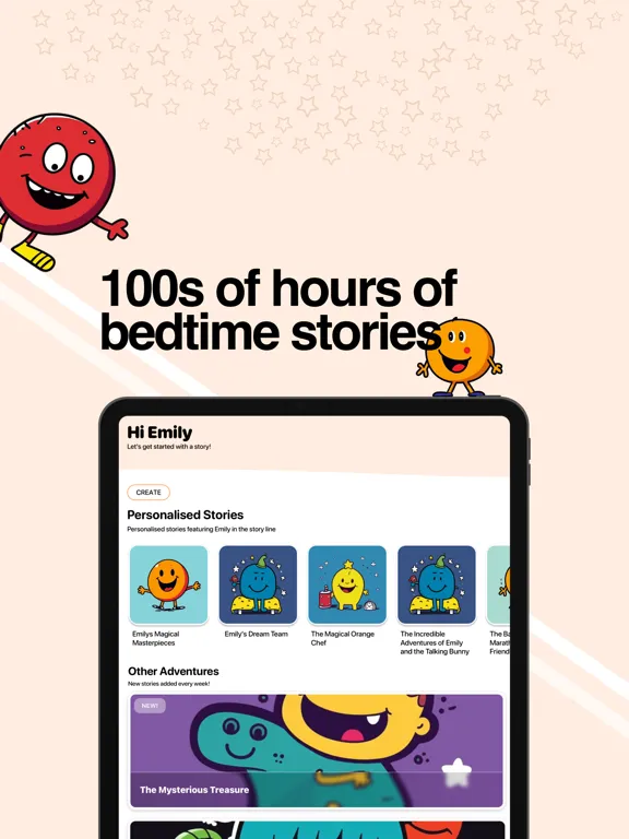 Children's Bedtime Story App iPad 应用截图