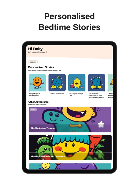 Children's Bedtime Story App iPad 应用截图