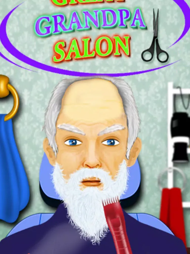 تصاویر Beard Salon Grandpa Makeover iPad 